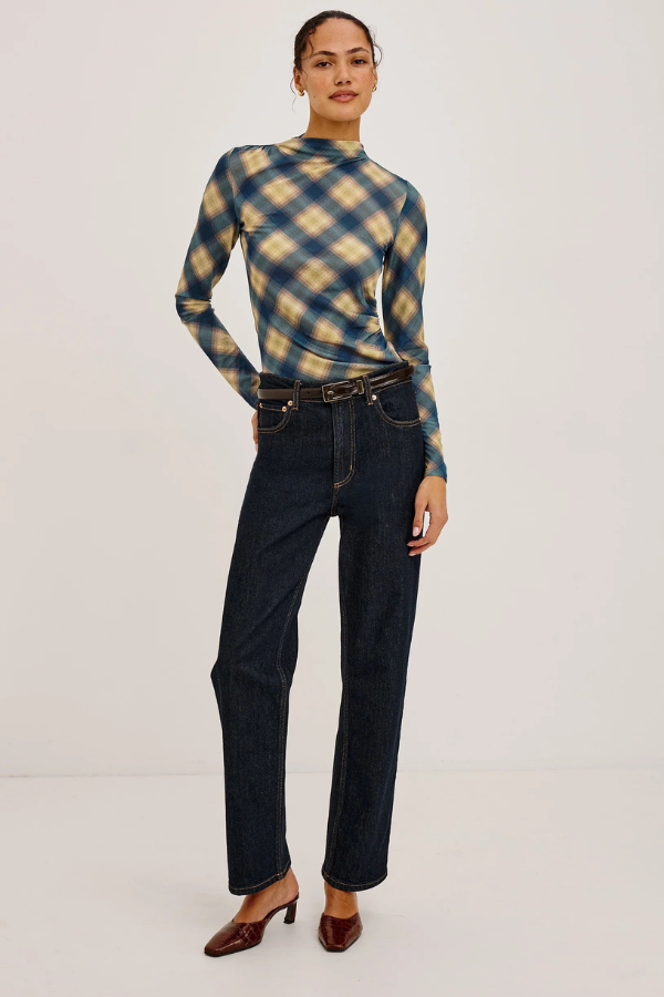Rails Joelle Plaid Top