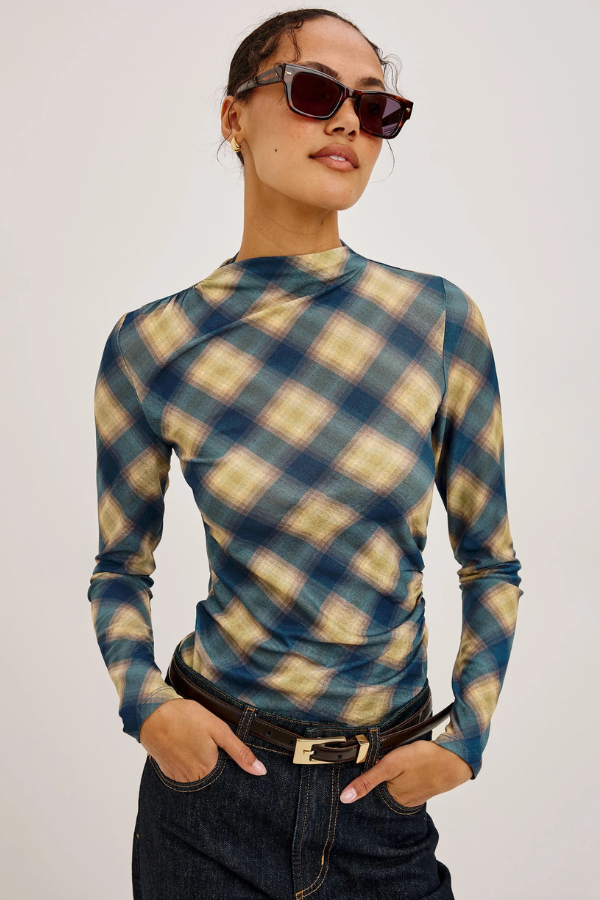 Rails Joelle Plaid Top
