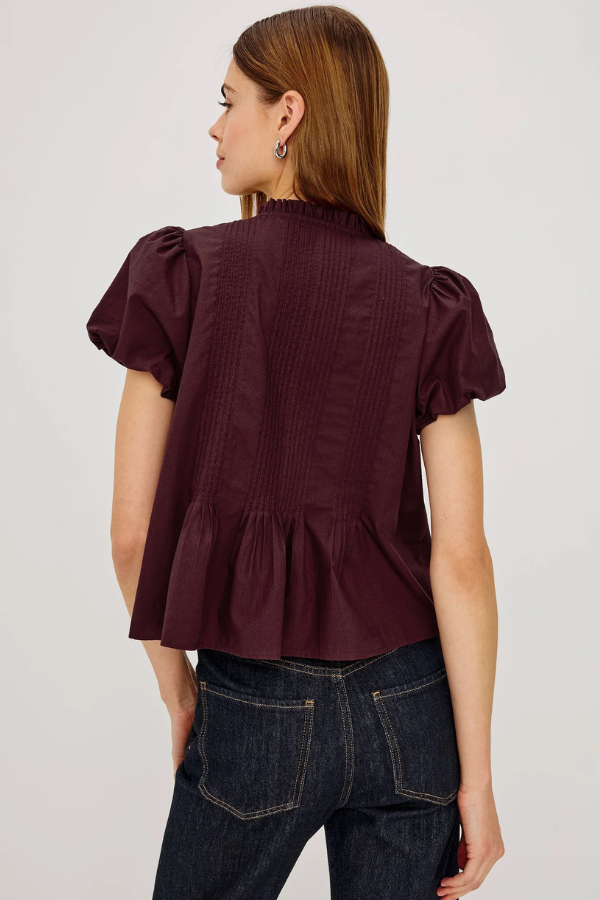 Rails Pepper Puff Sleeve Blouse