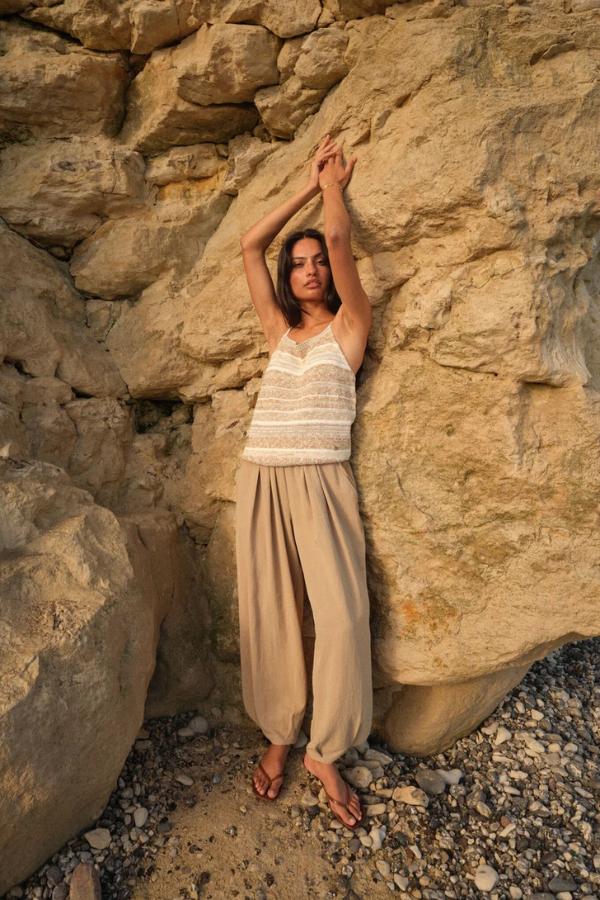 Mos Mosh Edele Striped Knit Tank Top