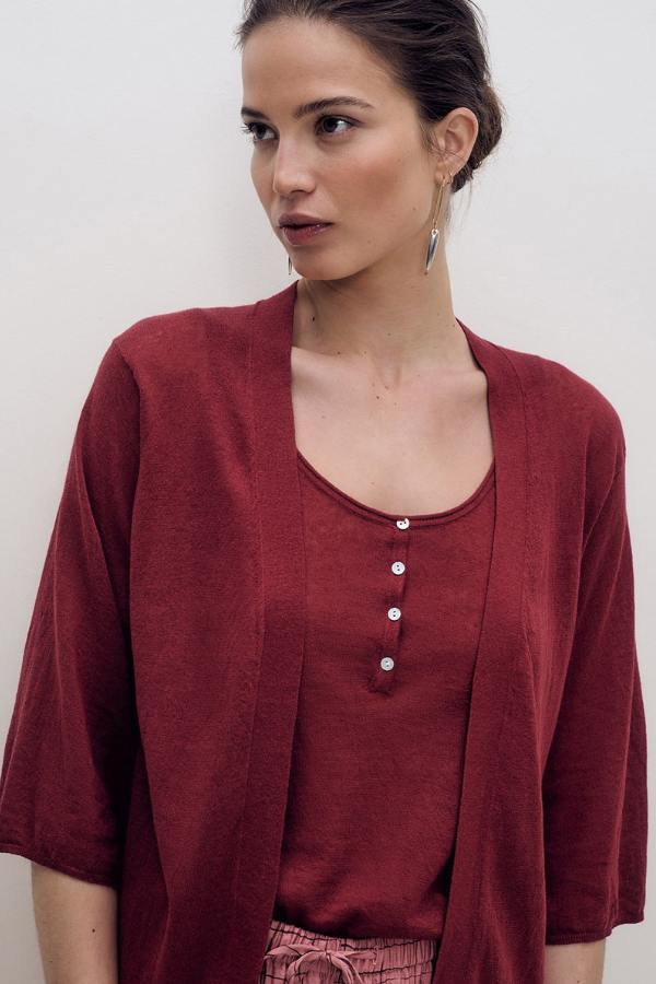 Yerse Fine Knit Cardigan