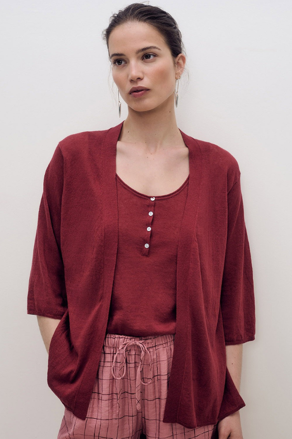 Yerse Fine Knit Cardigan