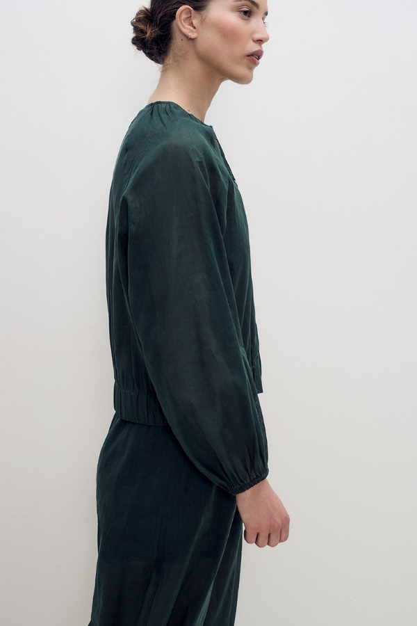 Yerse Zippered Bomber Jacket