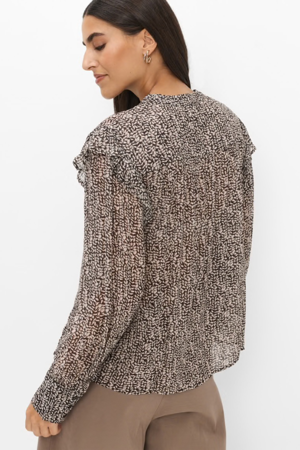 Brax Violet Chiffon Blouse