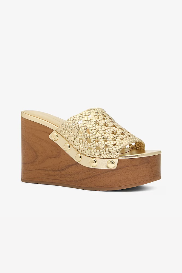 Michael Kors Mayes Woven Wedge Sandal