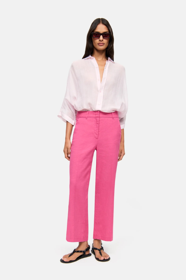 Cambio California Wide Leg Linen Pant (Available in Two Colours)