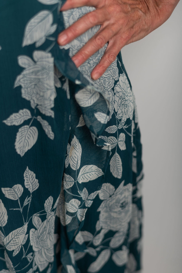 London Times Floral Ruffle Dress (Available in Two Colours)