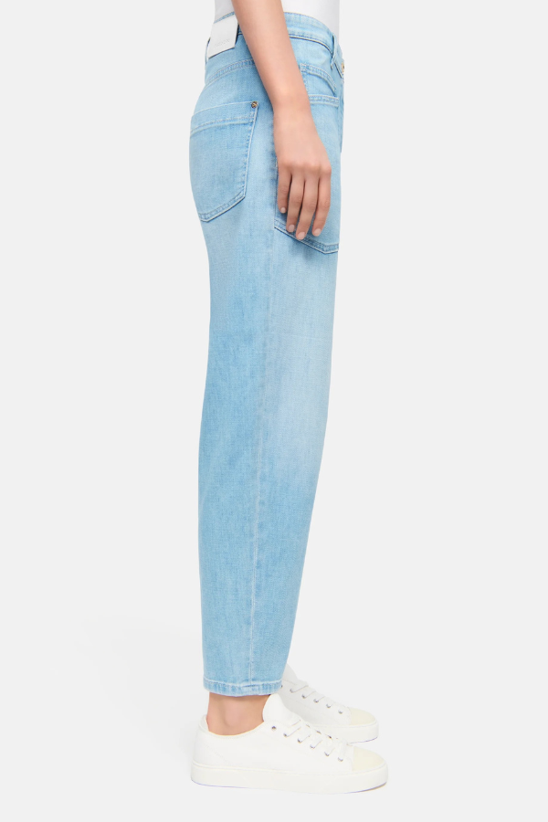 Cambio Ocean Cropped Barrel Jeans