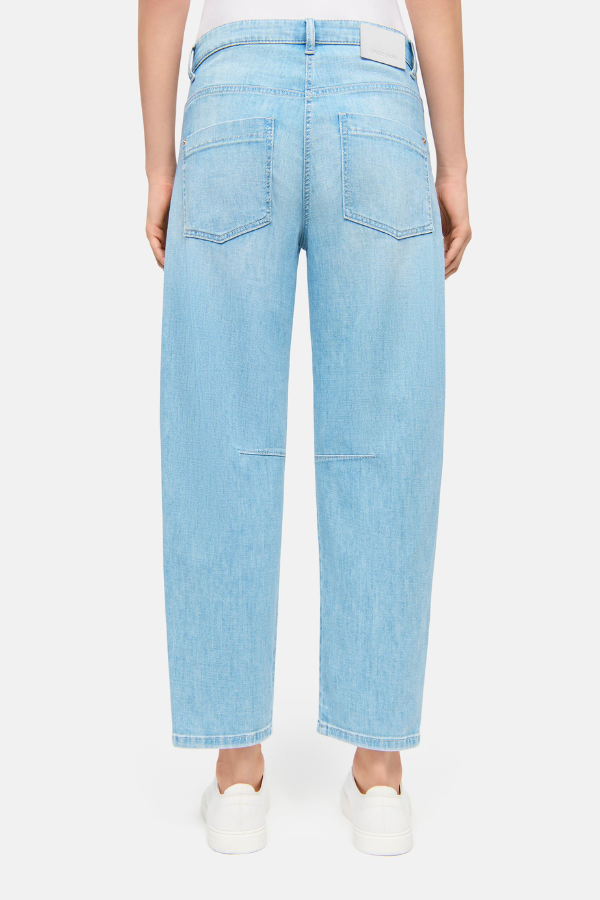 Cambio Ocean Cropped Barrel Jeans