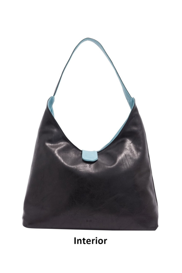 S-Q Charlene 2-in-1 Reversible Hobo Bag (Available in Two Colours)