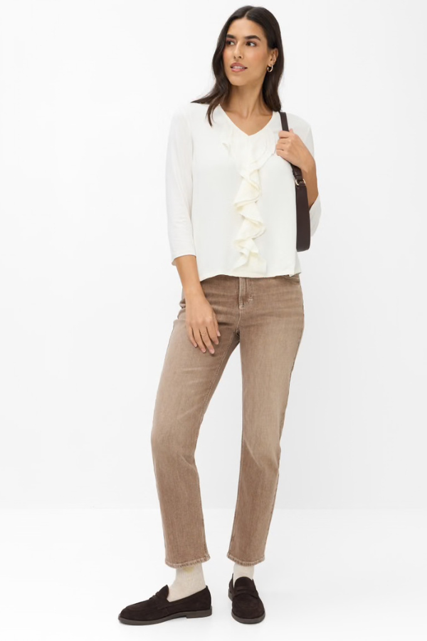 Brax Clarisa Ruffled Top