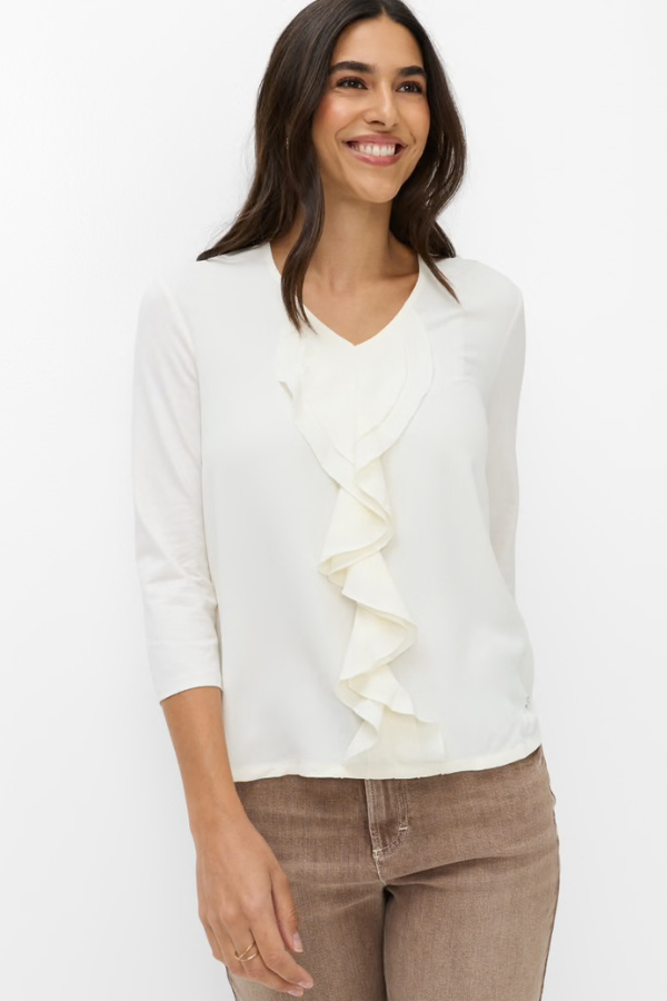 Brax Clarisa Ruffled Top