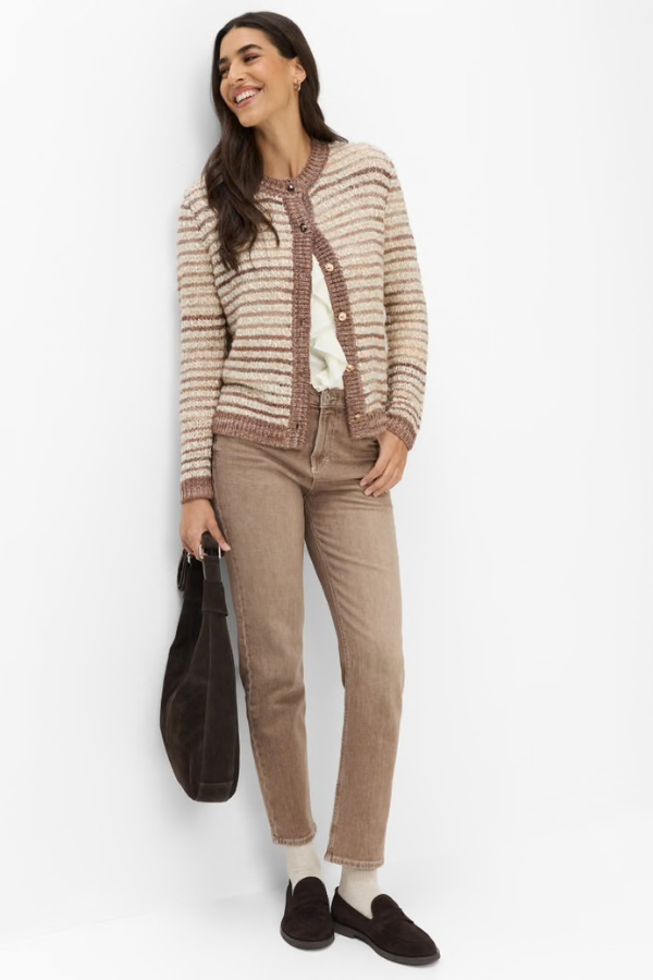 Brax Ann Striped Cardigan
