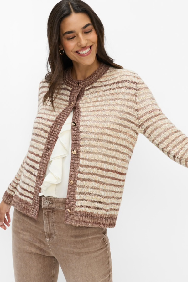 Brax Ann Striped Cardigan