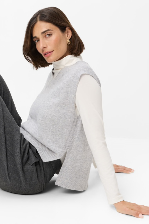 Brax Elisa V-Neck Knitted Vest