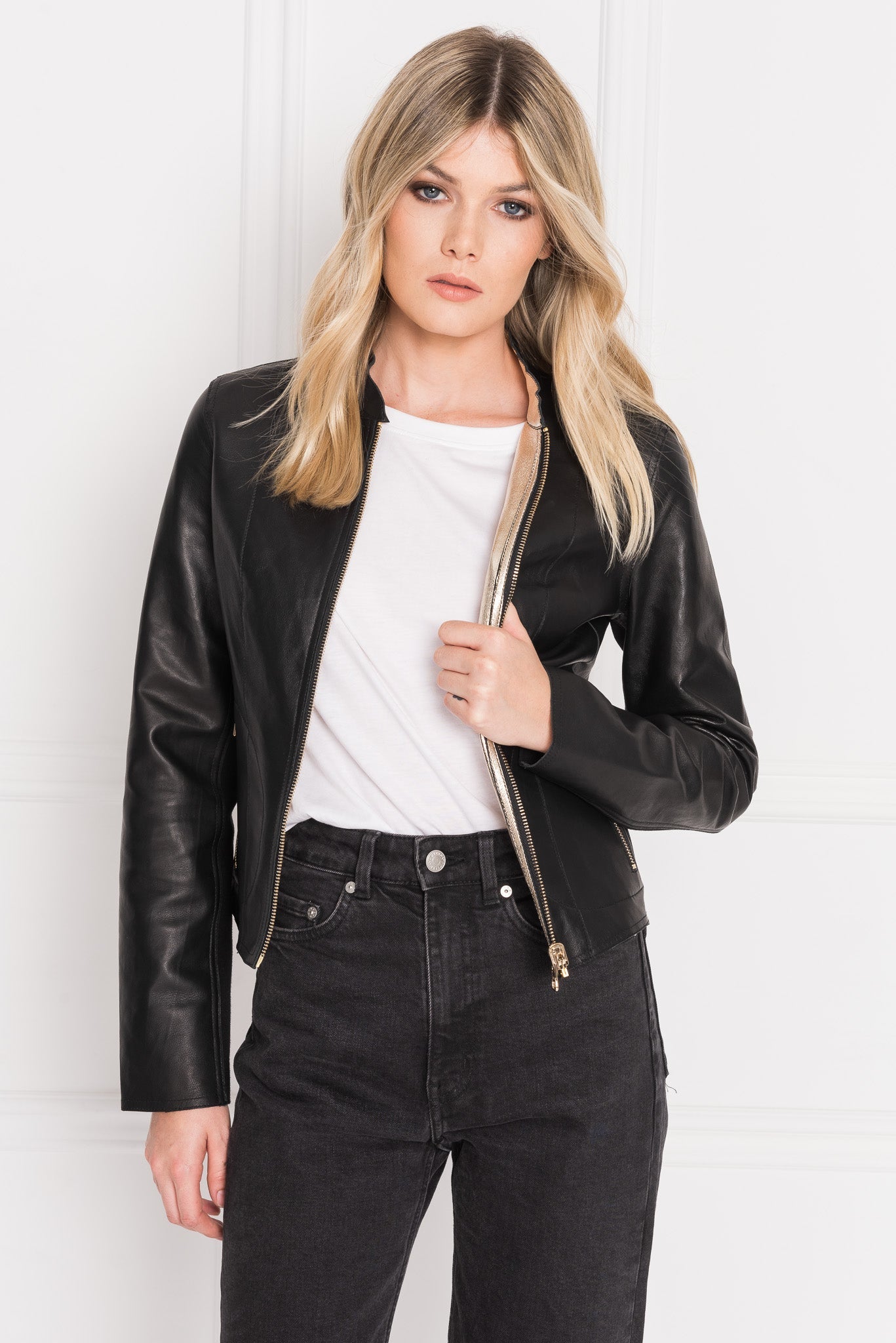 Lamarque CHAPIN Reversible Leather Bomber