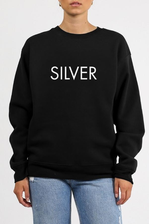 Brunette the Label Silver Core Crew Sweater