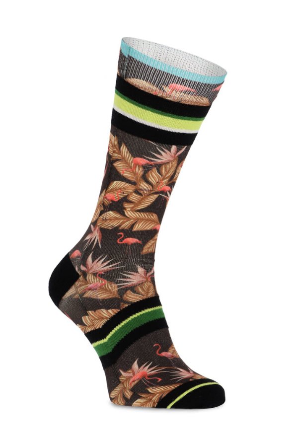 Xpooos Flamingo Feather Socks