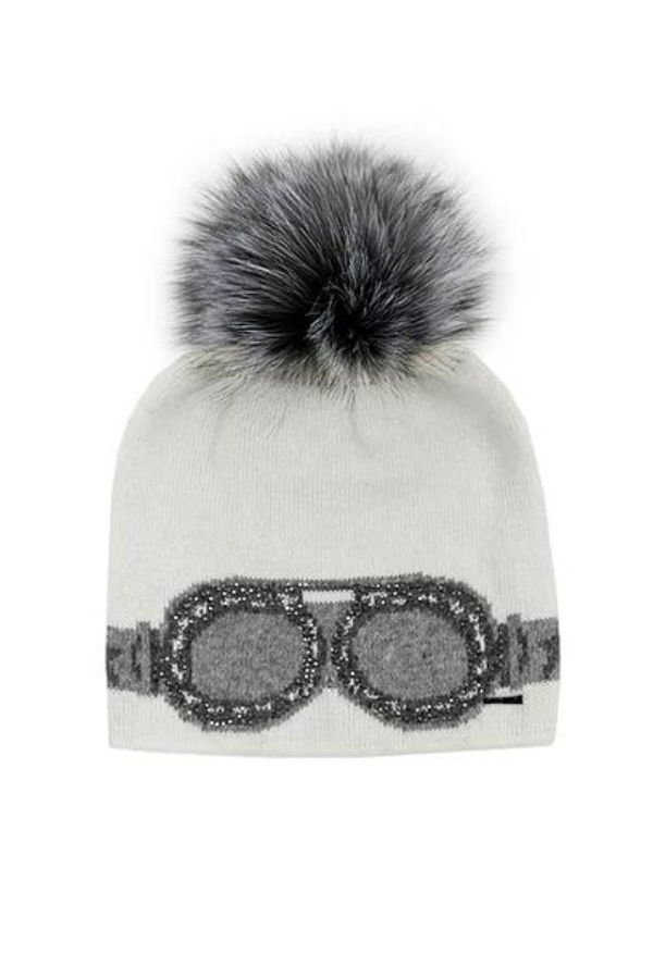 Ski Goggles Pom Hat - Multiple Colours Available
