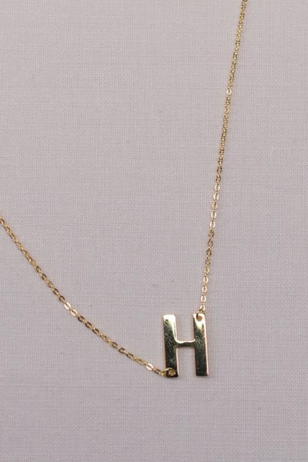 The Company 'Initial Me' Pendant - H