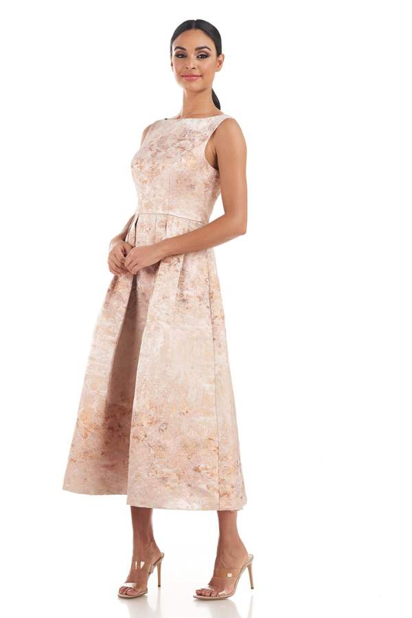 Kay Unger Elsa Tea-Length Dress — Danna Nicole