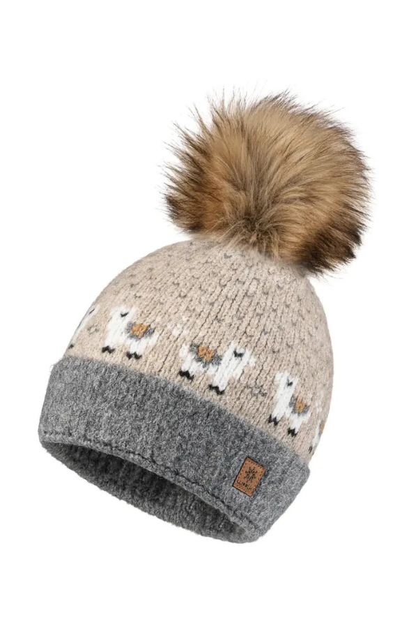 Woolk Huggy Lamas Pom Hat - Multiple Colours Available